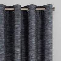 Eclipse Warren Grommet Top Energy Saving 100% Blackout Single Curtain Panel