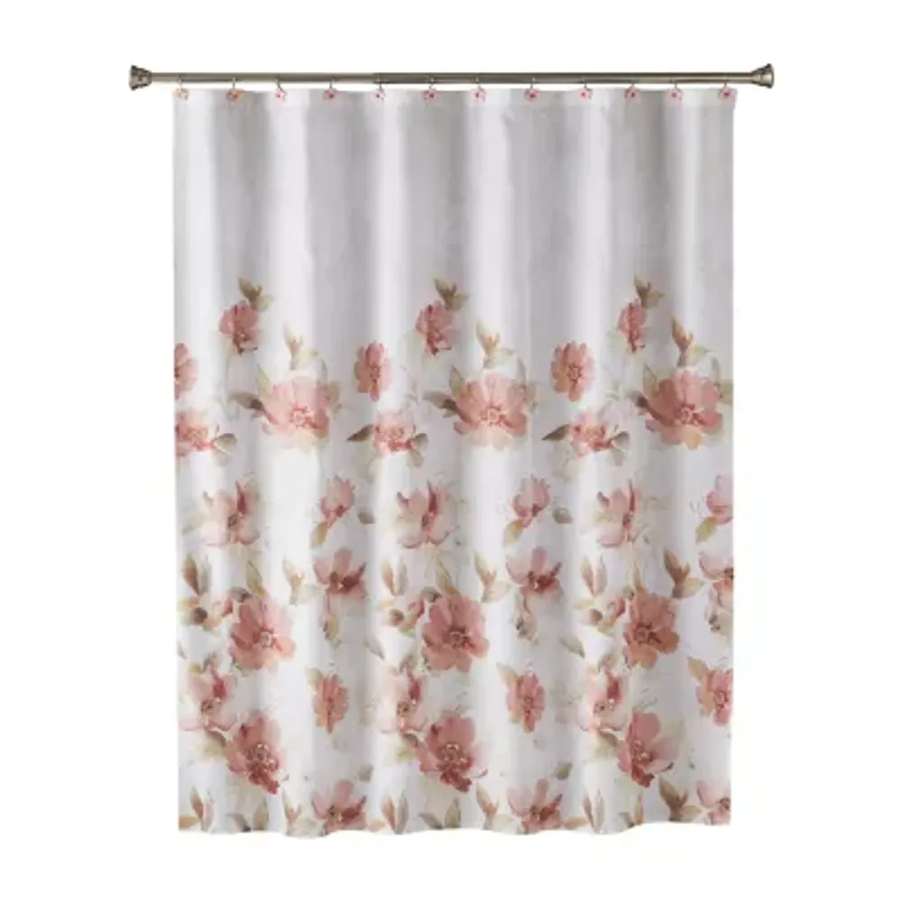 Saturday Knight Misty Floral Shower Curtains