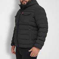 Levi's Mens Big and Tall Lined Water Resistant Midweight Puffer Jacket