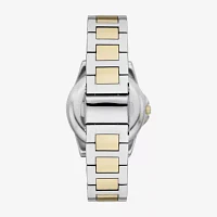 Geneva Womens Crystal Accent Two Tone Bracelet Watch Fmdjm284