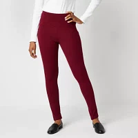 Liz Claiborne Tall Womens Mid Rise Full Length Leggings