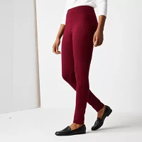 Liz Claiborne Tall Womens Mid Rise Full Length Leggings