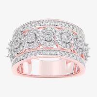 G-H / Si1-Si2) CT. T.W. Lab Grown White Diamond 10K Rose Gold Band