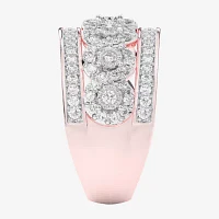 G-H / Si1-Si2) CT. T.W. Lab Grown White Diamond 10K Rose Gold Band