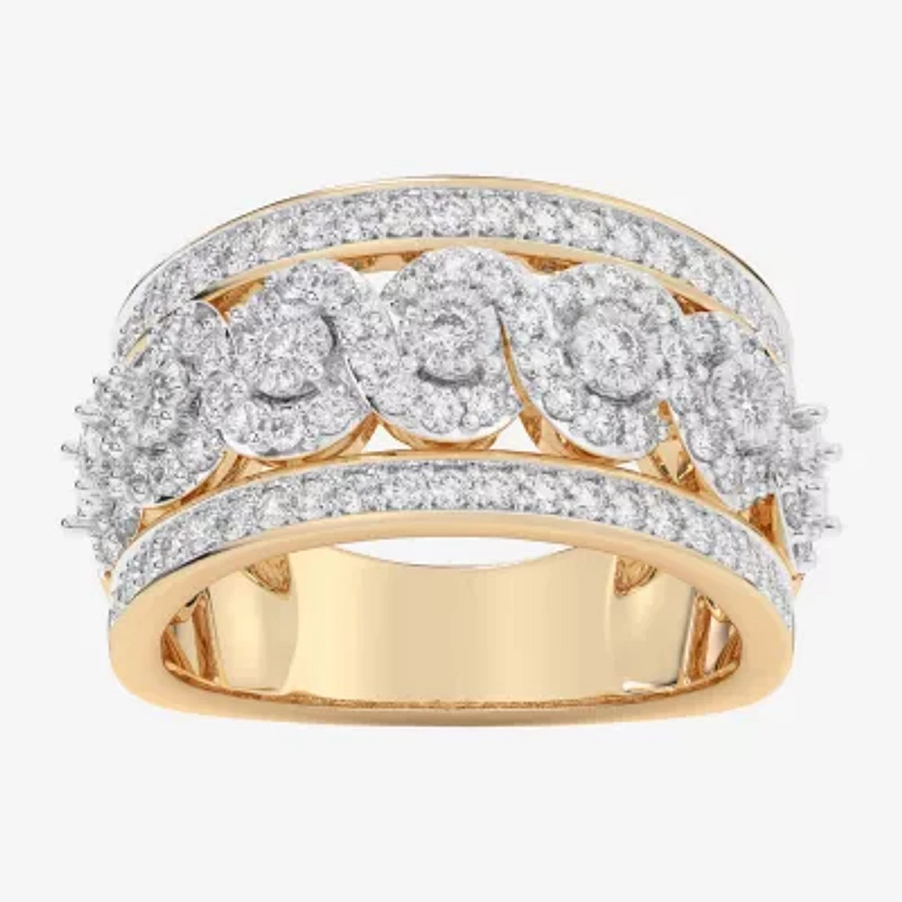 G-H / Si1-Si2) / CT. T.W. Lab Grown White Diamond 10K Gold Band