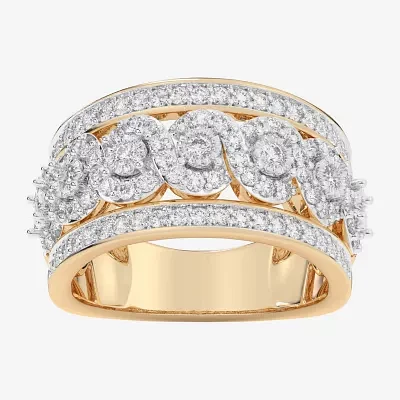 G-H / Si1-Si2) / CT. T.W. Lab Grown White Diamond 10K Gold Band