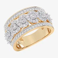 G-H / Si1-Si2) / CT. T.W. Lab Grown White Diamond 10K Gold Band