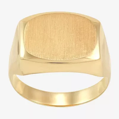 Mens 14K Gold Signet Ring