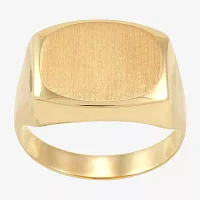 Mens 14K Gold Signet Ring