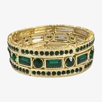 Bijoux Bar Gold Tone 3-pc. Crystal Bracelet Set