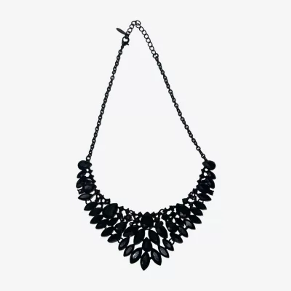 Bijoux Bar Black 20 Inch Link Collar Necklace