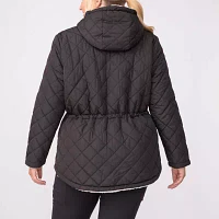 Free Country Womens Plus Reversible Midweight Quilted Jacket