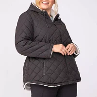 Free Country Womens Plus Reversible Midweight Quilted Jacket