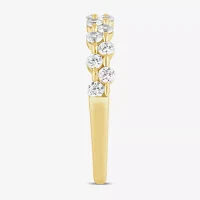 (I / Si2) 1/2 CT. T.W. Lab Grown White Diamond 10K Gold Wedding Band