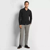 Van Heusen Mens Long Sleeve Camp Shirt