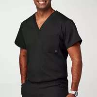 Meta 15202 Mens Big V Neck Stretch Fabric Short Sleeve Scrub Top