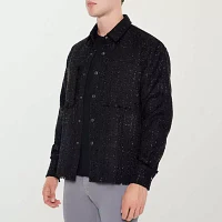 Forever 21 Mens Long Sleeve Textured Button-Down Shirt