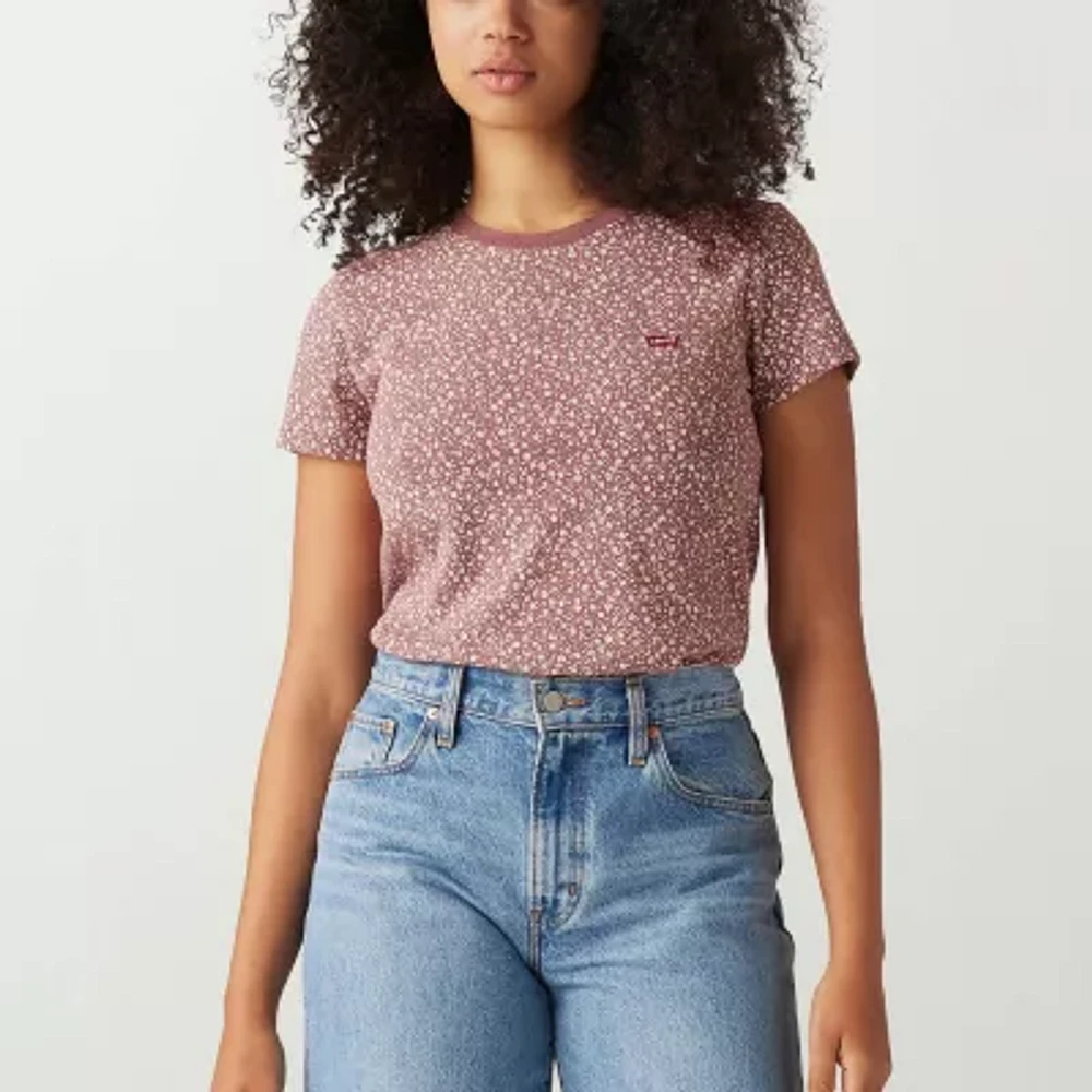 Levi's Perfect Tee Womens Crew Neck Short Sleeve T-Shirt