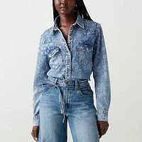 Levi's The Ultimate  Western Womens Fitted Sleeve Shirt