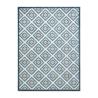 Town And Country Brooks Diamond Outdoor Indoor Rectangular Area Rug