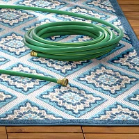 Town And Country Brooks Diamond Outdoor Indoor Rectangular Area Rug