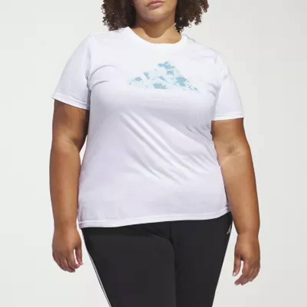 adidas Acid Logo Graphic Tee (Plus Size)