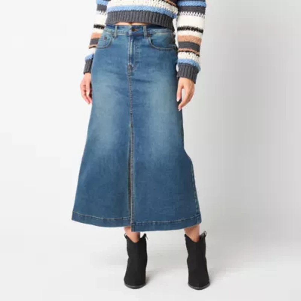 Frye and Co. Womens Long Denim Skirt