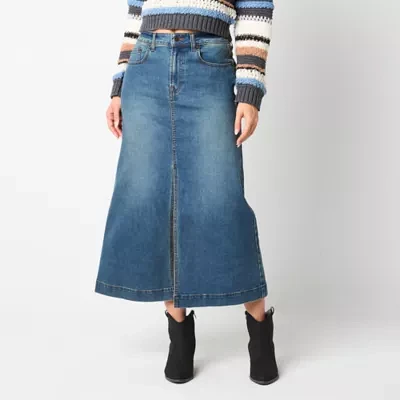 Frye and Co. Womens Long Denim Skirt