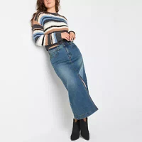 Frye and Co. Womens Long Denim Skirt