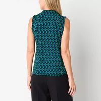 Liz Claiborne Womens Sleeveless Blouse