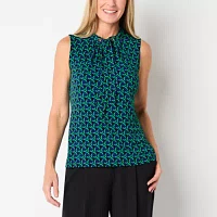 Liz Claiborne Womens Sleeveless Blouse
