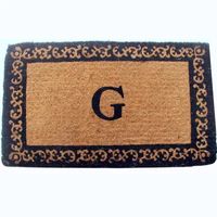 Imperial Border Monogram Doormat