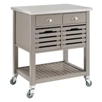 Robbin Stainless Steel-Top Kitchen Carts