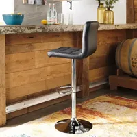 Signature Design by Ashley® Bellatier Set of 2 Adjustable Height Swivel Barstools