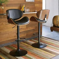 Signature Design by Ashley® Bellatier Upholstered Adjustable Height Barstool