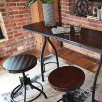 Signature Design by Ashley® Odium 3-Piece Counter Height Dining Table and Bar Stools Set