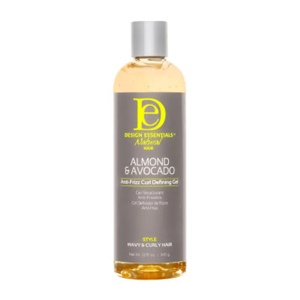 Design Essentials Almond & Avocado Anti Frizz Curl Defining Hair Gel-12 oz.