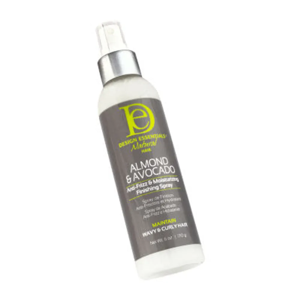 Design Essentials Almond & Avocado Anti Frizz Moisture  Finishing Spray Hair Treatment - 6 oz.