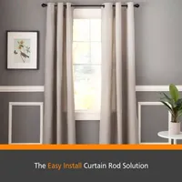 Kenney® Fast Fit™ Easy Install Finn Curtain Rod