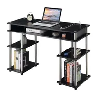 Designs 2 Go Desk With Charging Station