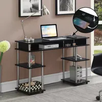 Designs 2 Go Desk With Charging Station