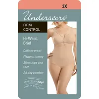 Underscore Plus Innovative Edge® High-Waist Control Briefs 129-3012