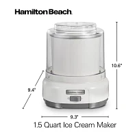 Hamilton Beach® 1.5-Quart Ice Cream Maker