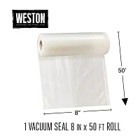 Weston 8"x50' Roll of Vacuum Sealer Bags