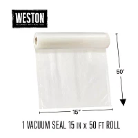 Weston 15" x 50' Vacuum Sealer Bag Roll