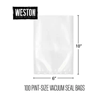 Weston 6" x 10" Vacuum Sealer Bag  100 Count