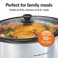 Hamilton Beach® 8 Qt Stainless Steel Slow Cooker