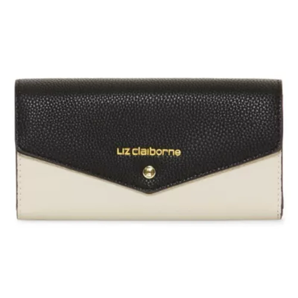 Liz Claiborne Envelope Clutch Womens Wallet