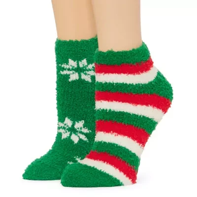 Mixit Cozy 2 Pair Low Cut Socks Womens