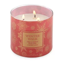 Distant Lands 14 Oz 3 Wick Winter Walk Scented Jar Candle